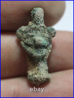 Zurqieh Ad1088- Ancient Bronze Amulet Of God Pazuzu 700 Bc