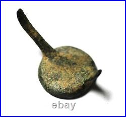 Zurqieh Ad11831- Ancient Roman Bronze Ring Bezel. 200 300 A. D