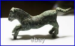 Zurqieh As19107- Ancient Roman Bronze Figure Of A Horse. 200 300 A. D