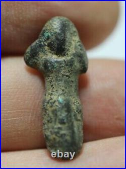 Zurqieh As20972- Ancient Nabataean Bronze Pendant. Astarte 100 200 A. D