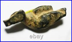 Zurqieh As22650- Ancient Holy Land. Bronze Duck Weight. 1/2 Shekel. 1500 B. C