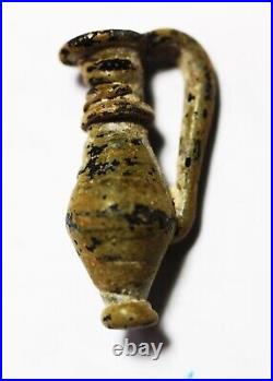 Zurqieh -ad6437- Ancient Roman Glass Jug Amulet. 200 300 A. D