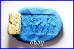 Zurqieh -ad7674- Ancient Sumerian Stone Cylinder Seal. 2700 B. C