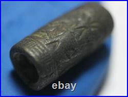 Zurqieh -as24799- Ancient Levant. Bronze Cylinder Seal. 1500 1200 B. C